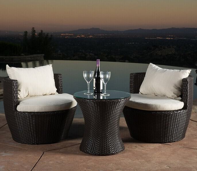 3 piece out door patio set