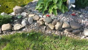 stone garden edge