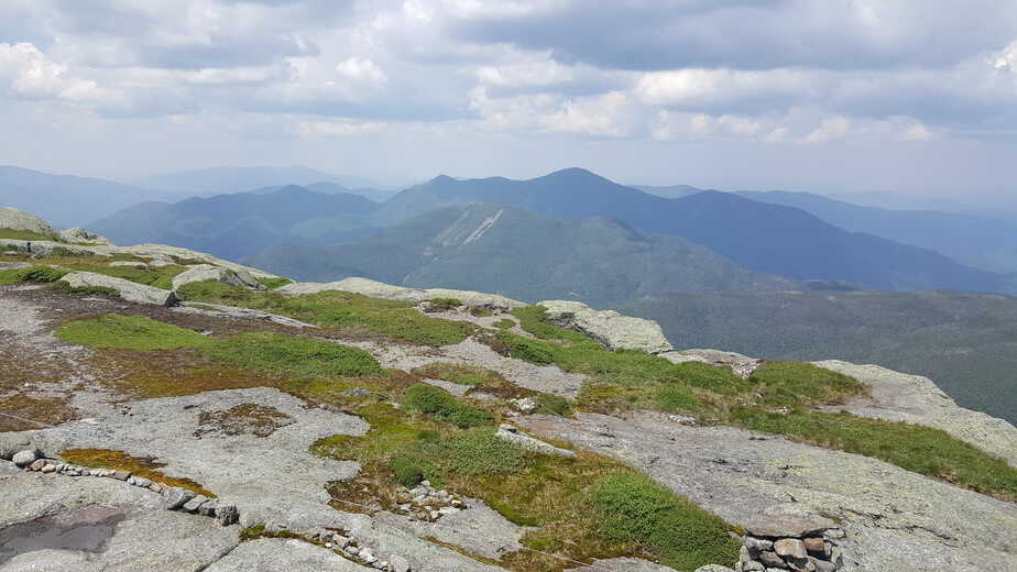 view from the top of mount marcy