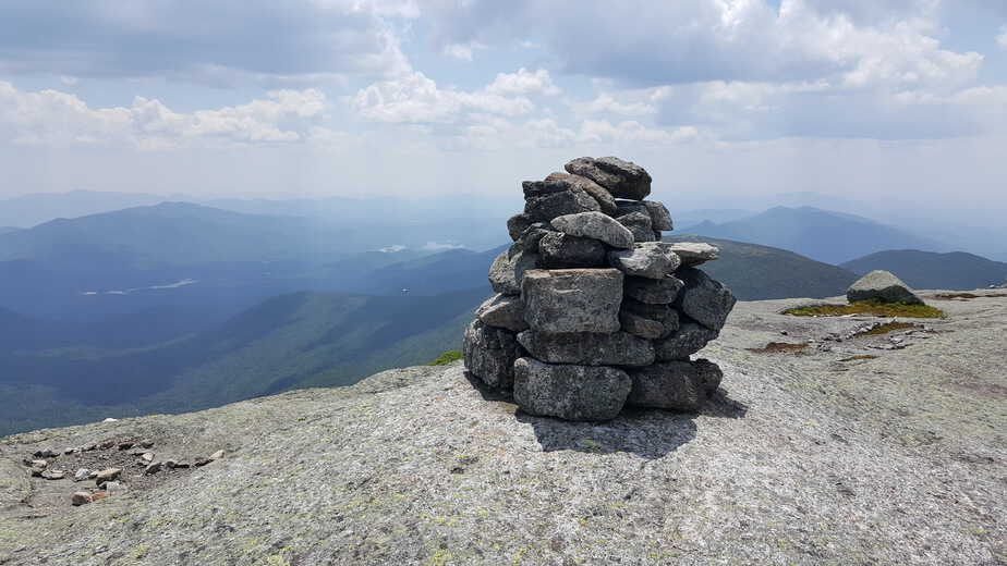 view from the top of mount marcy