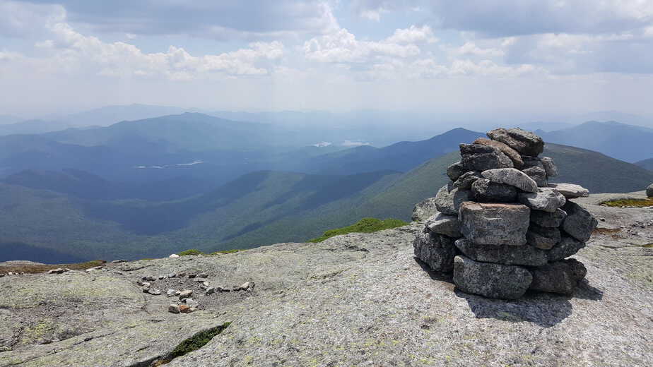 view from the top of mount marcy