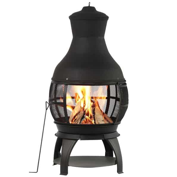 chimenea outdoor fireplace