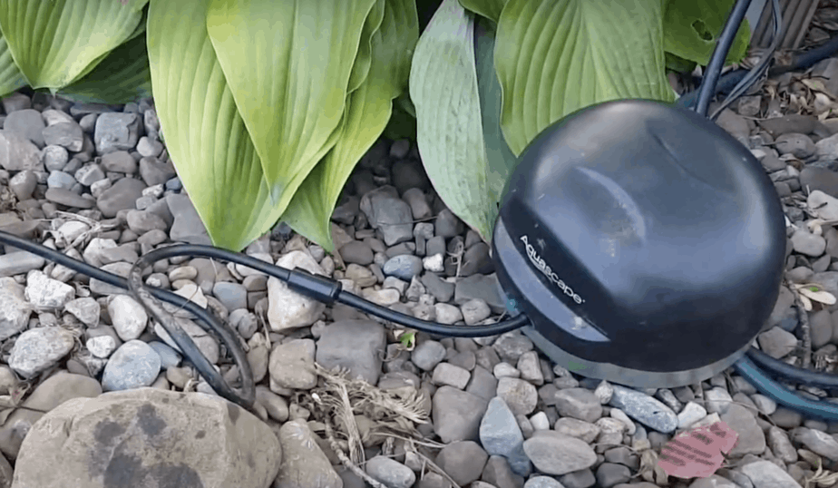 using a pond aerator