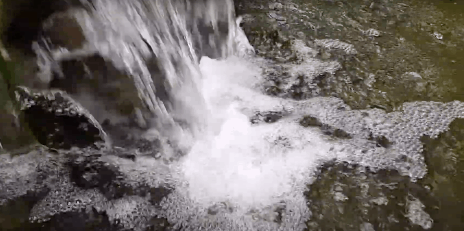 waterfall as a natural aerator